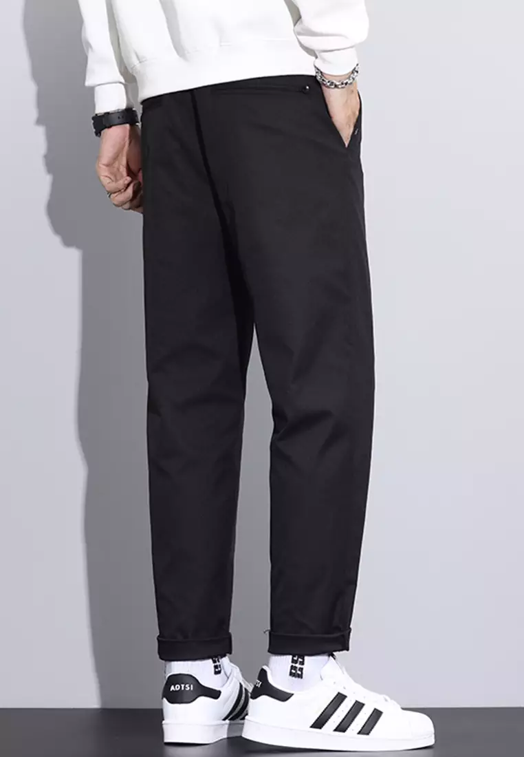 Tapered Mid Waist Suit Pants AY-L9875