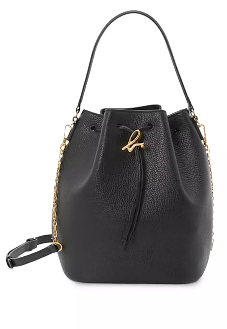 Buy agnès b. b. Logo Drawstring Bucket Bag 2026 Online | ZALORA