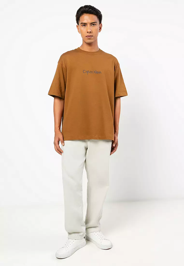 寬鬆標準商標圓領T恤 - Calvin Klein Jeans