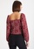 Trendyol red Square Neck Floral Blouse 5AC9AAAF91E00AGS_2