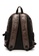 Lara brown Men's Minimalist Soft PU Leather Zipper Backpack - Brown 6DBAFAC2926EB0GS_3