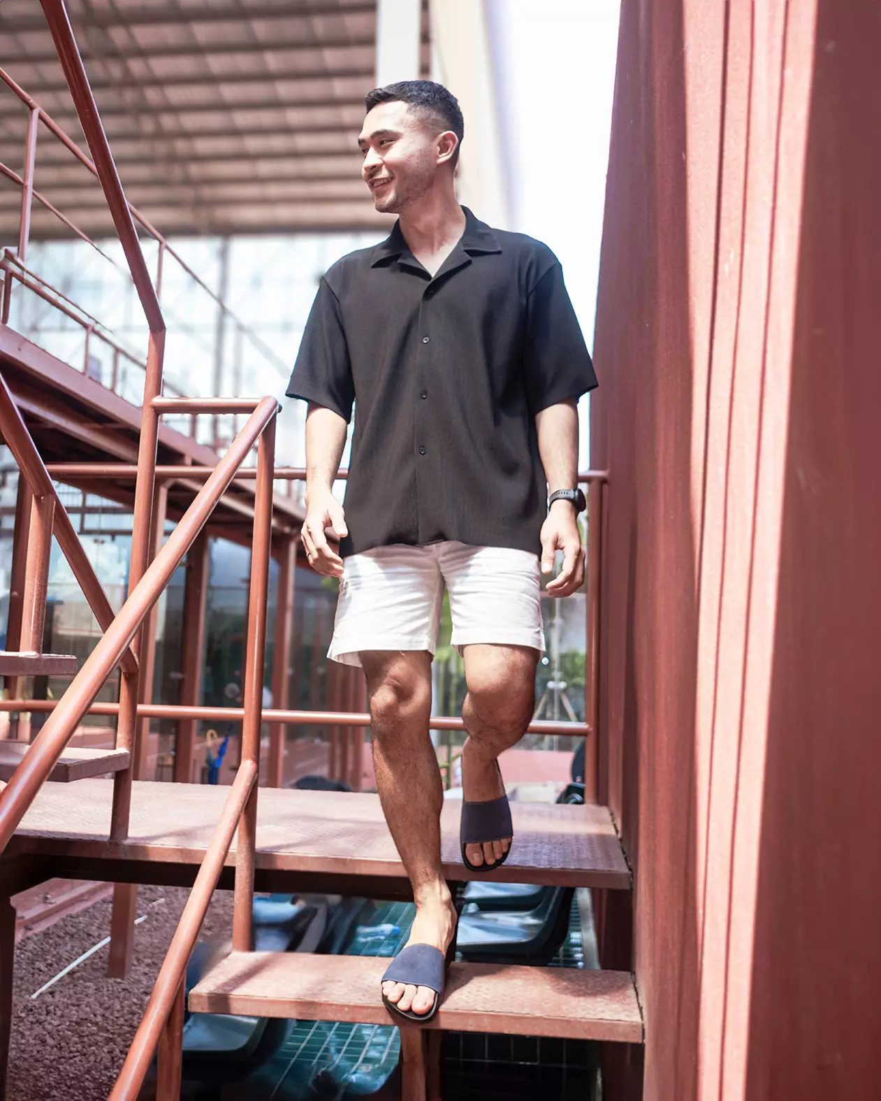 Marhadi Sandal Pria Cogen Sendal Selop Nyaman Suede - Finest Blue