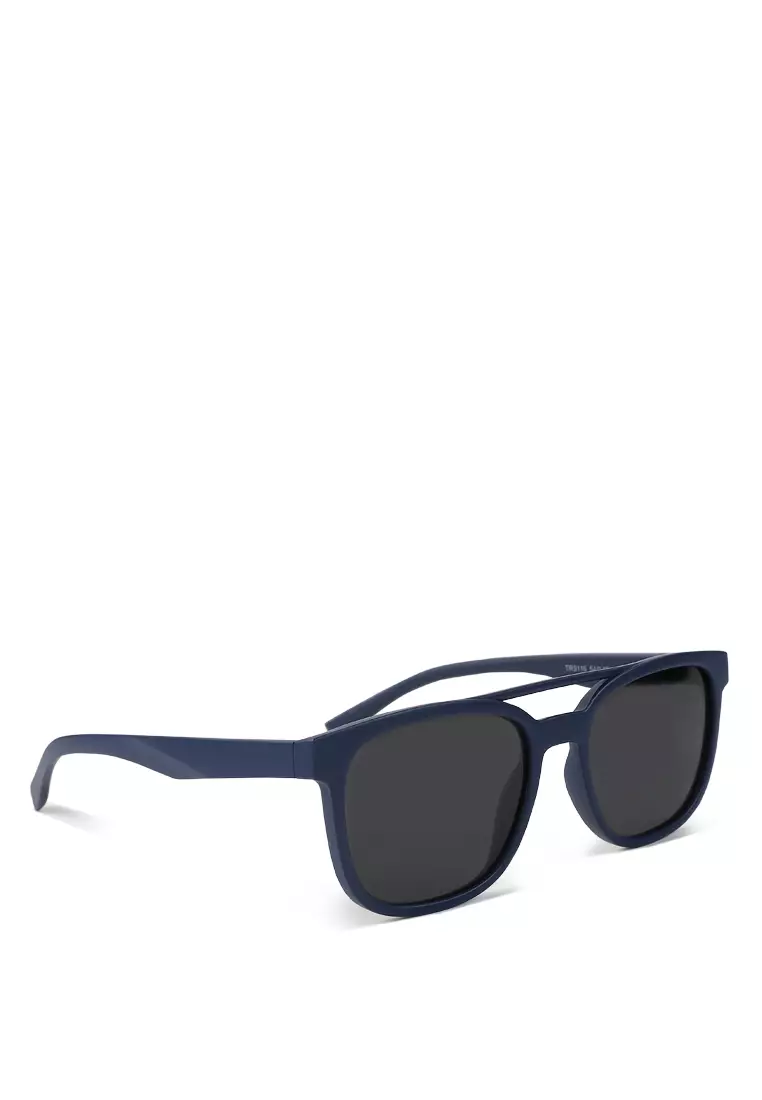 Kacamata Hitam Wayfarer Brown Top Bar