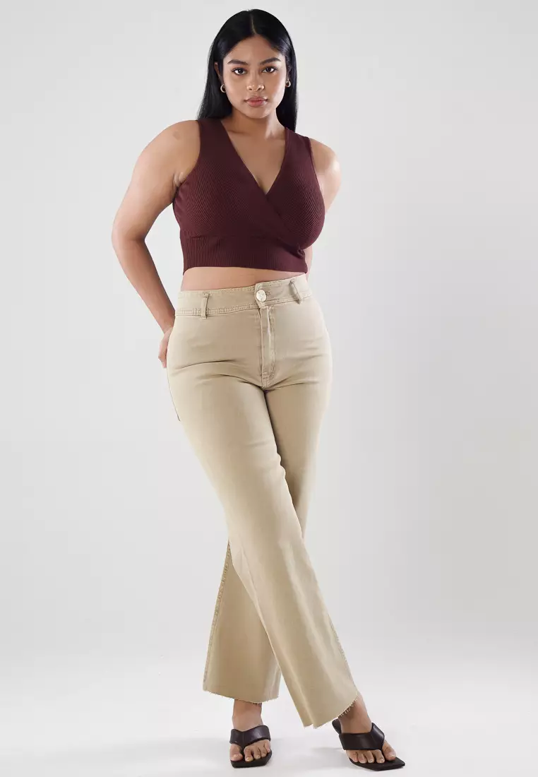 Buy Dressing Paula Sleeveless Overlapping Crop Top Online ZALORA Malaysia