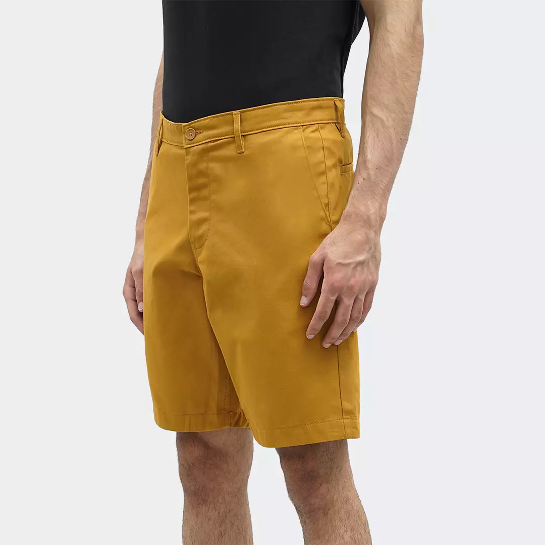 MANZONE Celana Pendek Bermuda Pria Casual SLIM FIT Arion - Bestbuy-Mustard