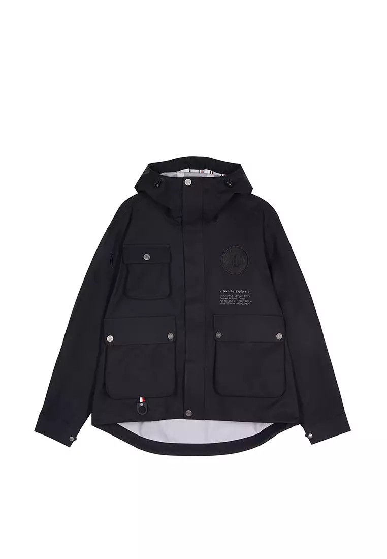MEN'S PALLADIUM LOGO HOODED JACKET