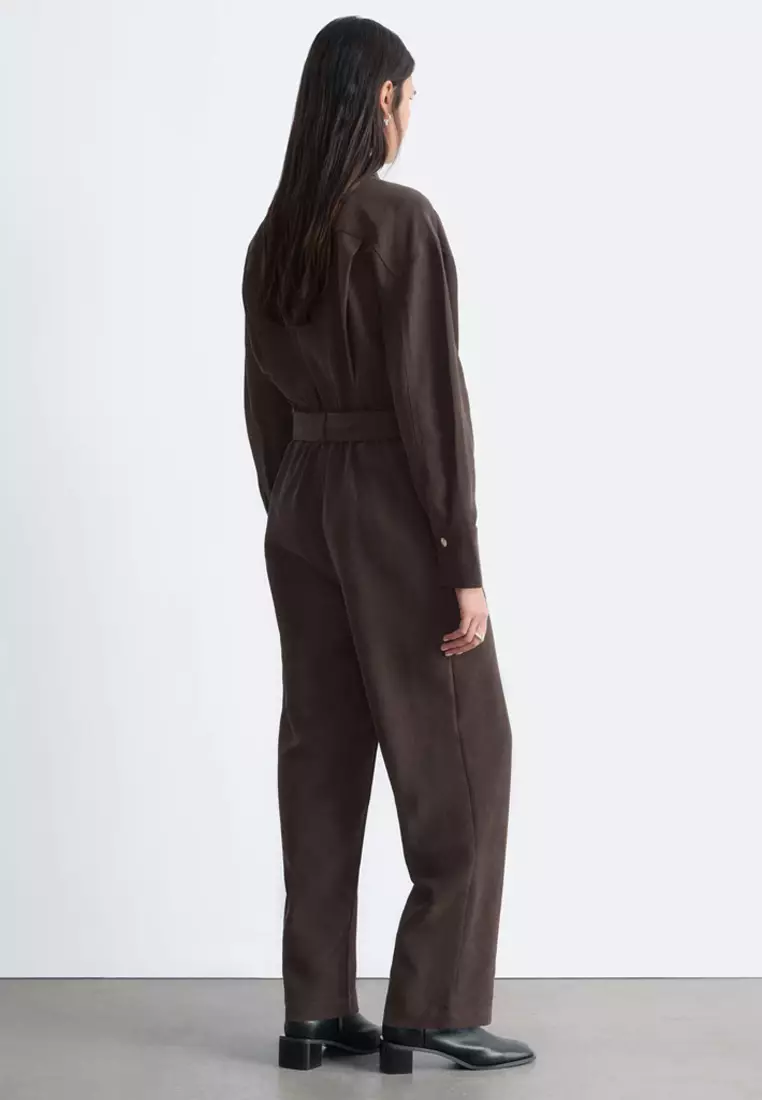 Belted Utility Jumpsuit