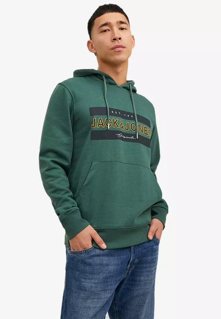 Jack and jones discount core identity zip hoodie