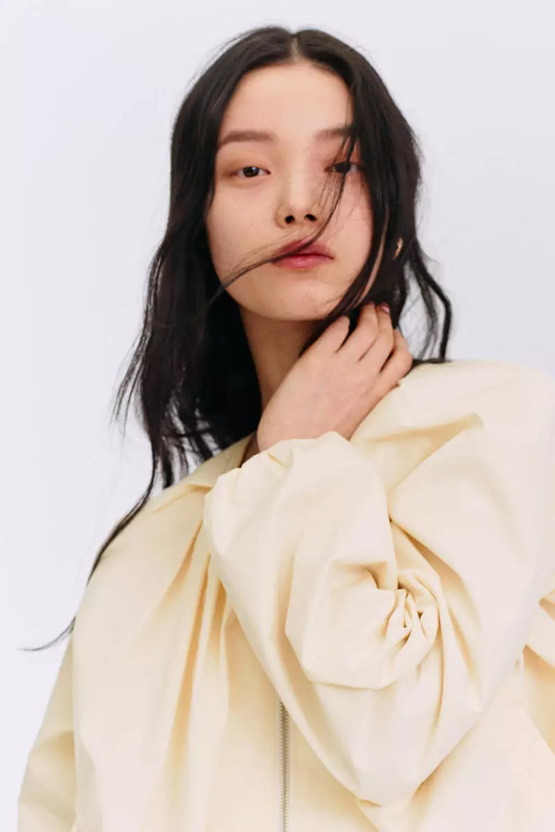 Pleat-detail jacket