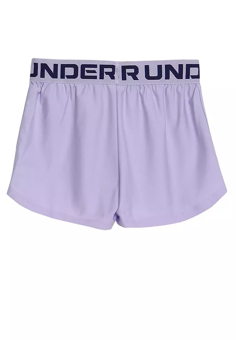  Under Armour Girl's Play Up Tricolor Shorts (Big Kids