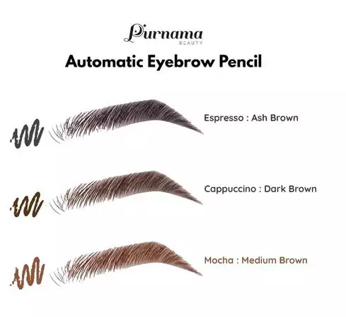 Purnama Beauty Automatic Eyebrow Pencil - Espresso (Ash Brown)