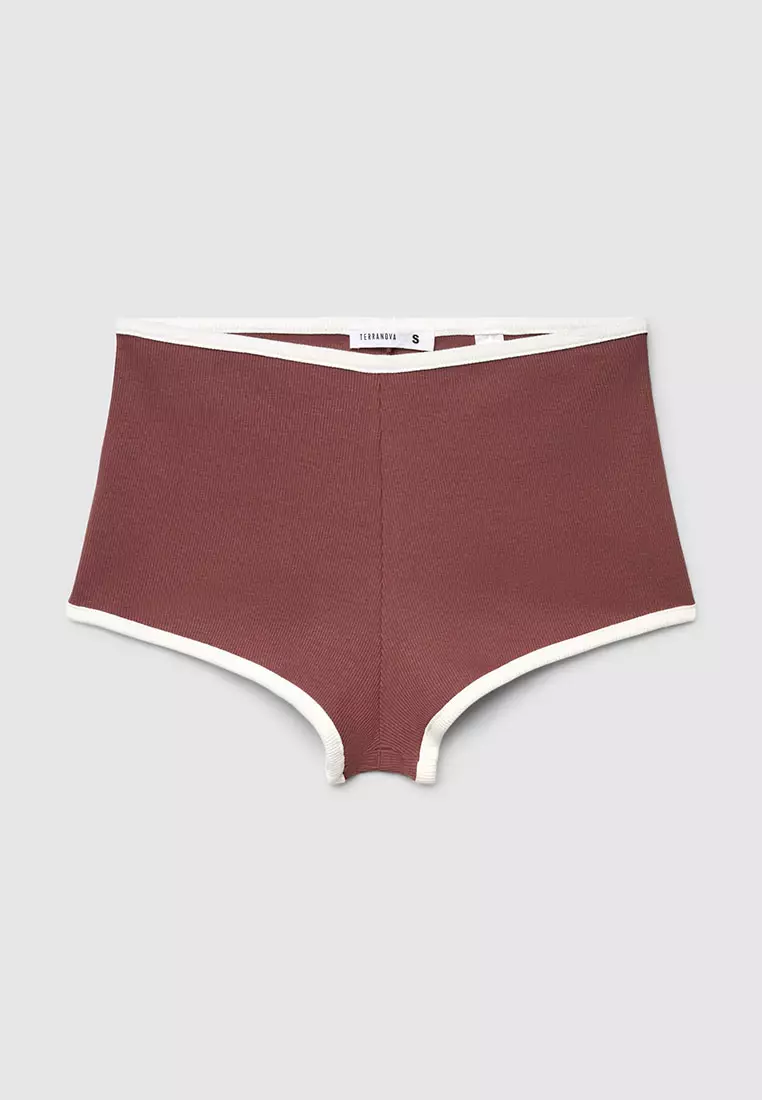 Women's Ribbed Knit Short Leggings