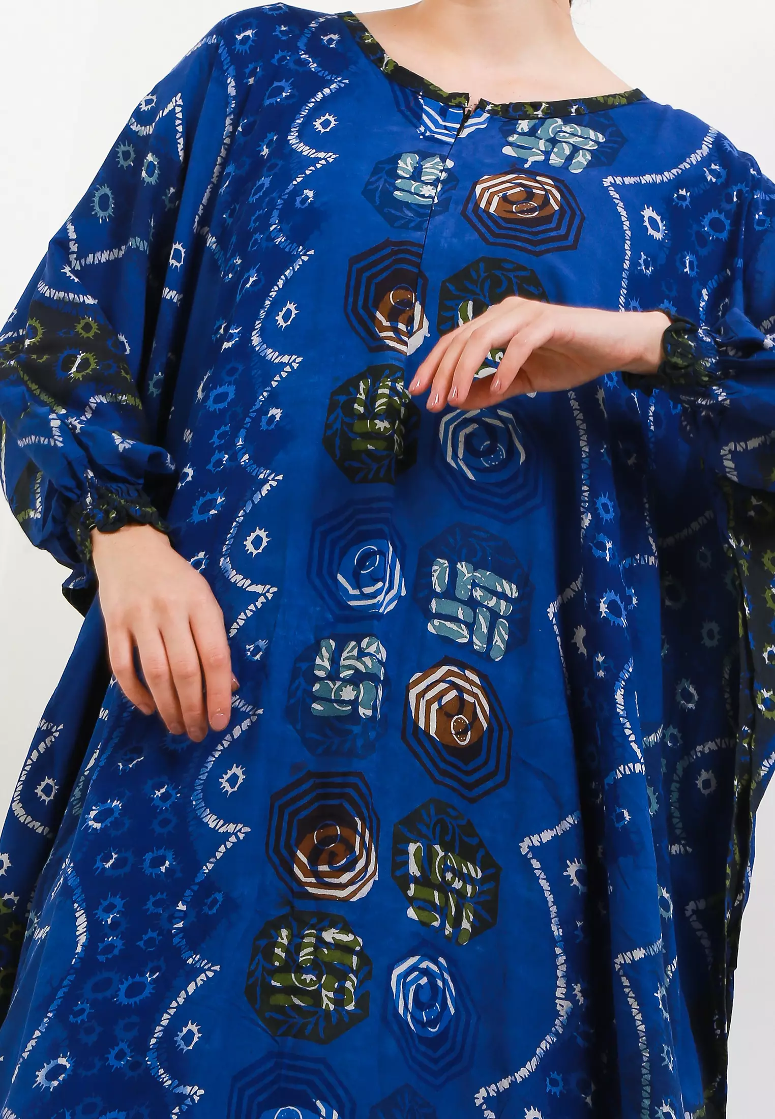 Kaftan Zanitha Soft Blue-Soft Blue