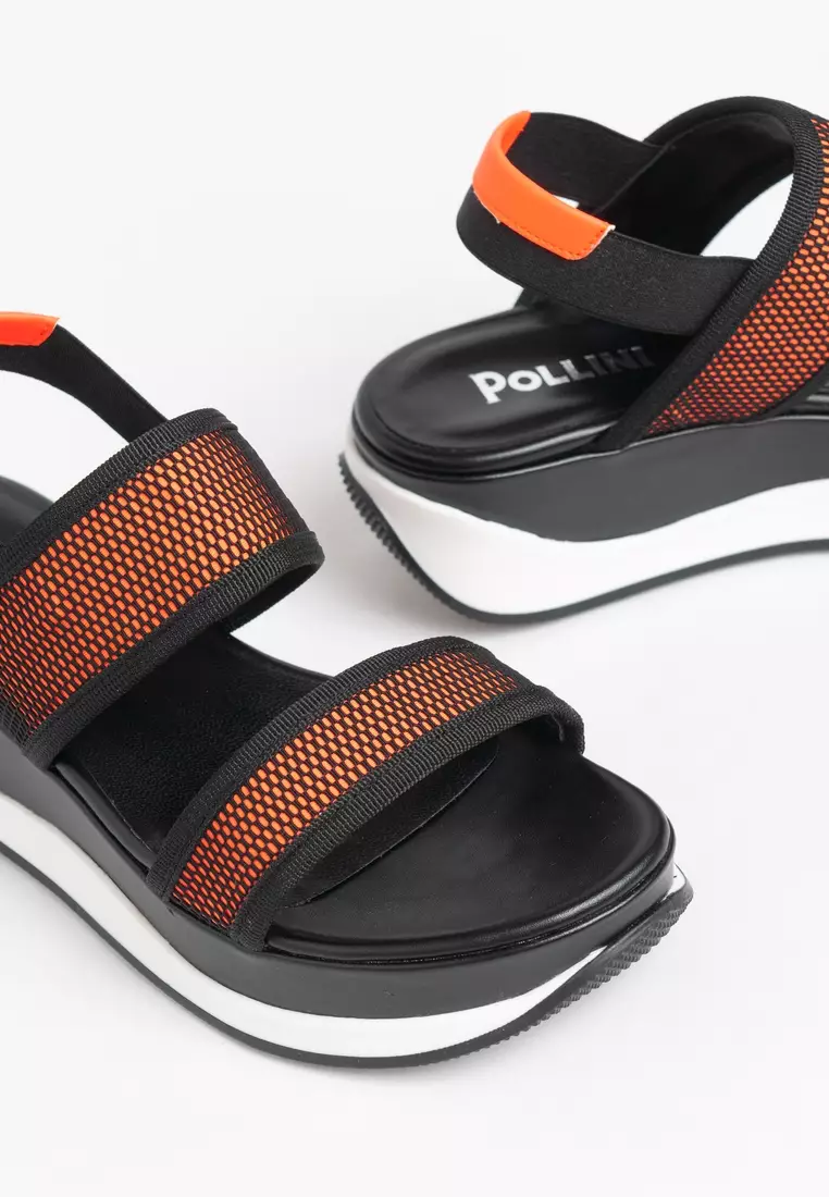 Pollini Women's Orange Sandals