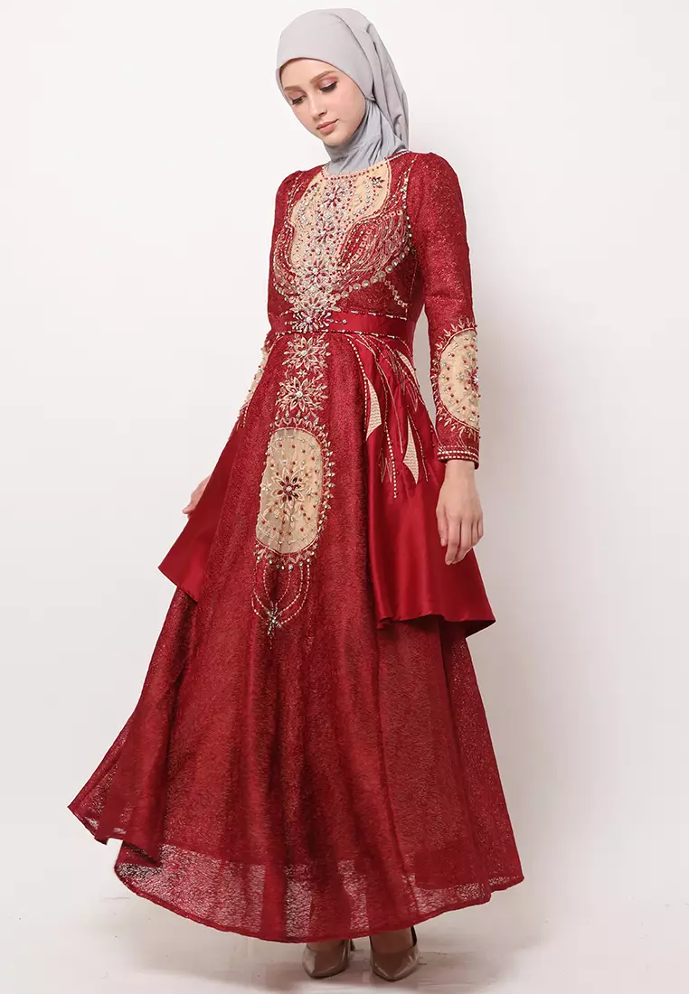 Bibiq Gamis Brokat Jaring