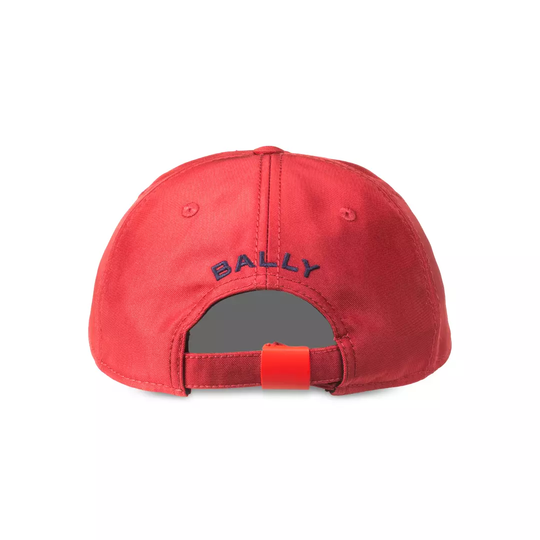 Baseball Cap Bally Crest Logo - Red