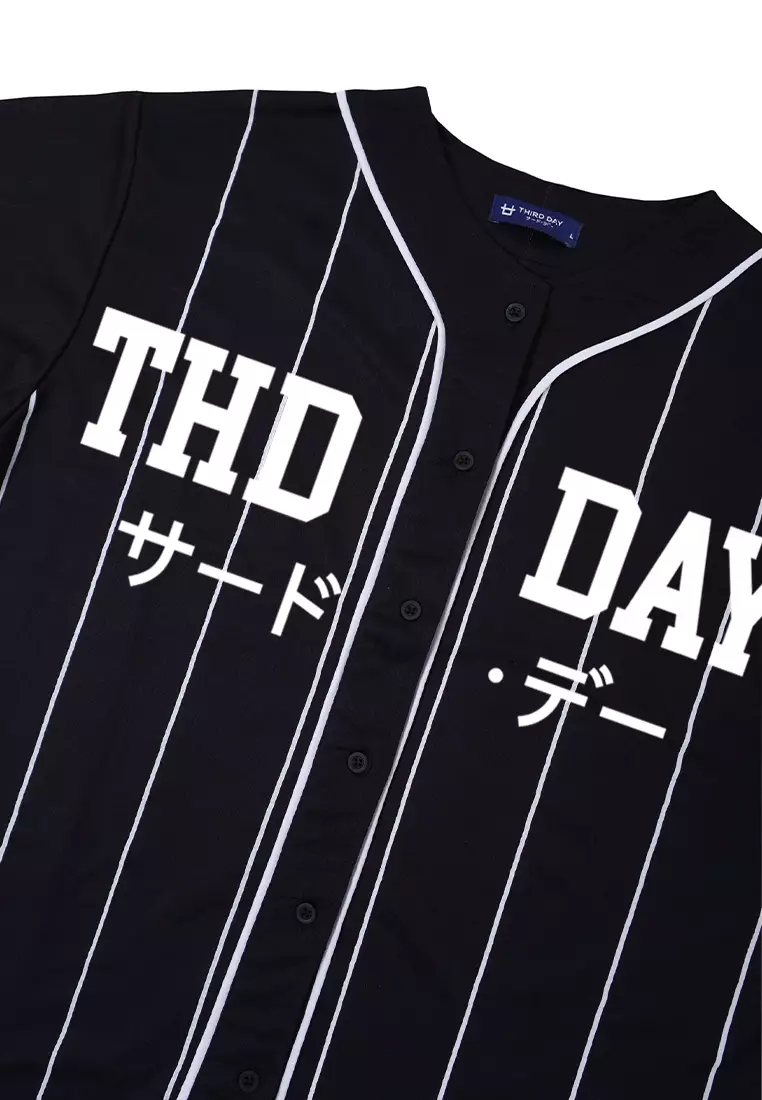 MT834Q s/s Men BB THD DAY blk baseball
