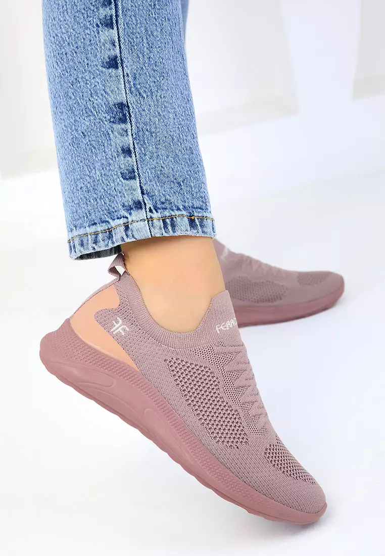 Round Toe Knit Shoes