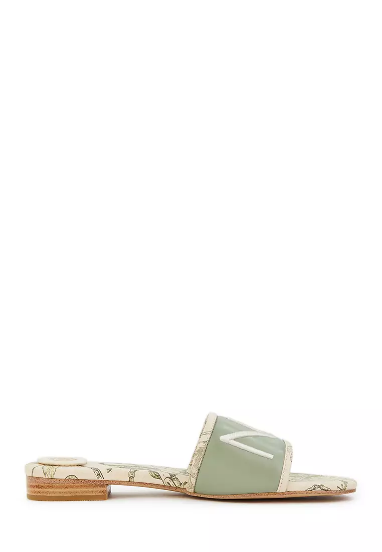 Discount on BONIA  shoes - SKU: Pale Green Maliora Flat Sandals
