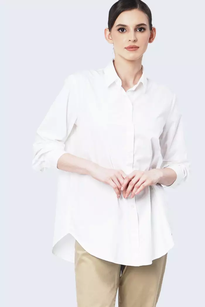 Kemeja Wanita Marlyn Offwhite