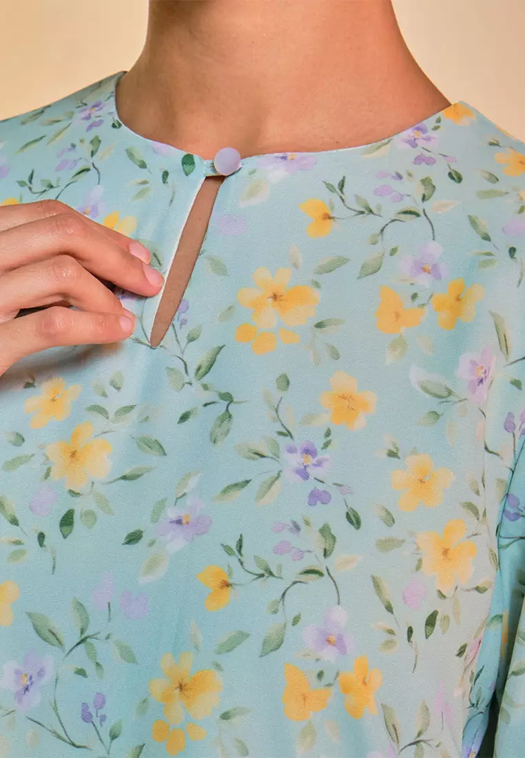 Aurora Blouse & Skirt - Seafoam Oasis