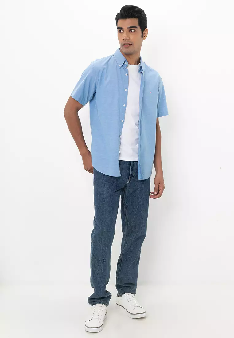 Oxford Solid Short Sleeves Shirt - Tommy Mainline
