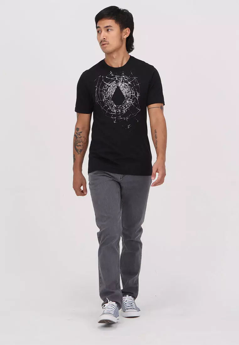 MSF CRACKED STONE SHORT SLEEVE TEE BLACK