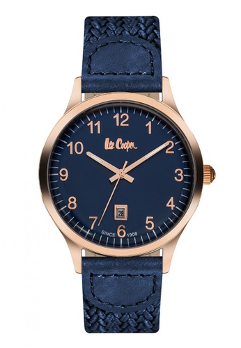Lee Cooper blue and gold LEE COOPER ANALOG WATCH LC06296.499 933EFAC73D4BCBGS_1
