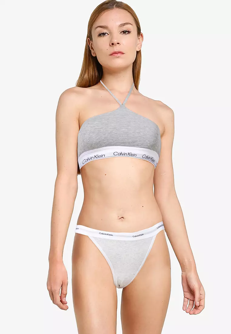 羅紋3件裝丁字褲 - Calvin Klein Underwear