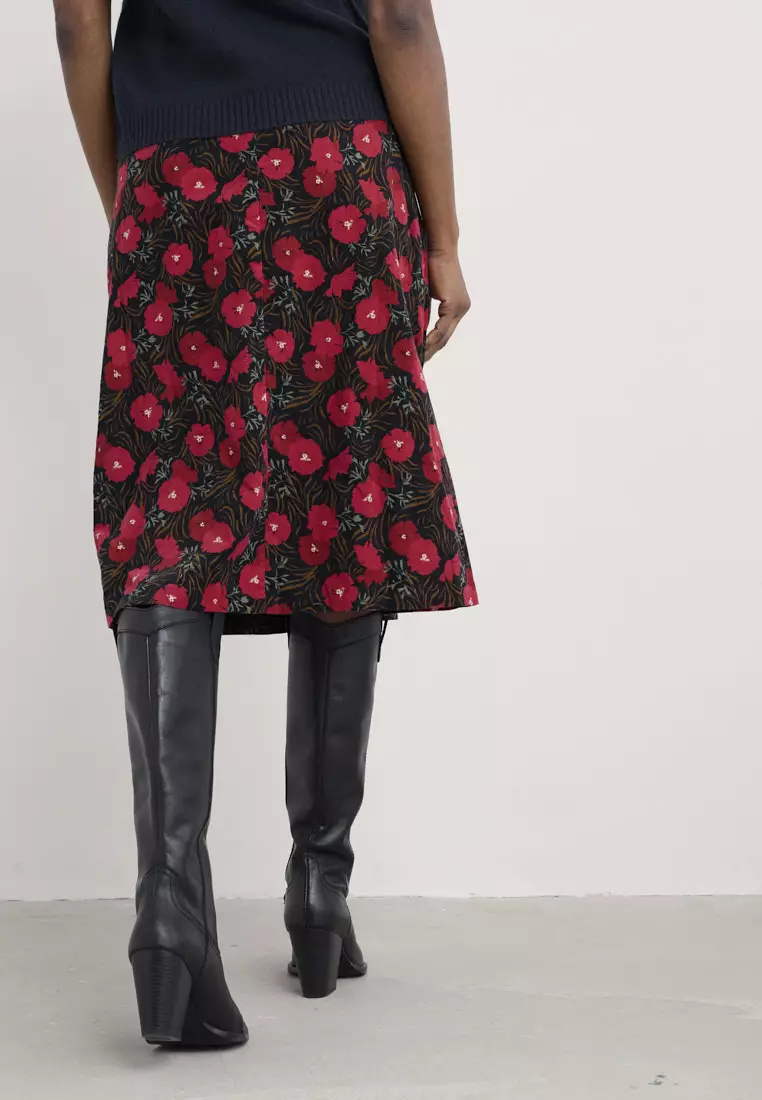 Seasalt Cornwall Navy Forest View Skirt