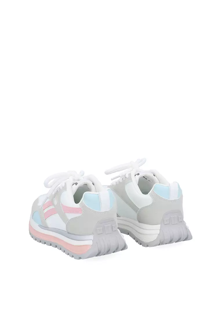 Medium Grey CR Lyra Crossline Platform Sneakers