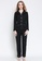 SMROCCO black Silk Like Long Sleeve Long Pants Pyjamas Set L8009 (Black) 368A8AA7F91E75GS_1