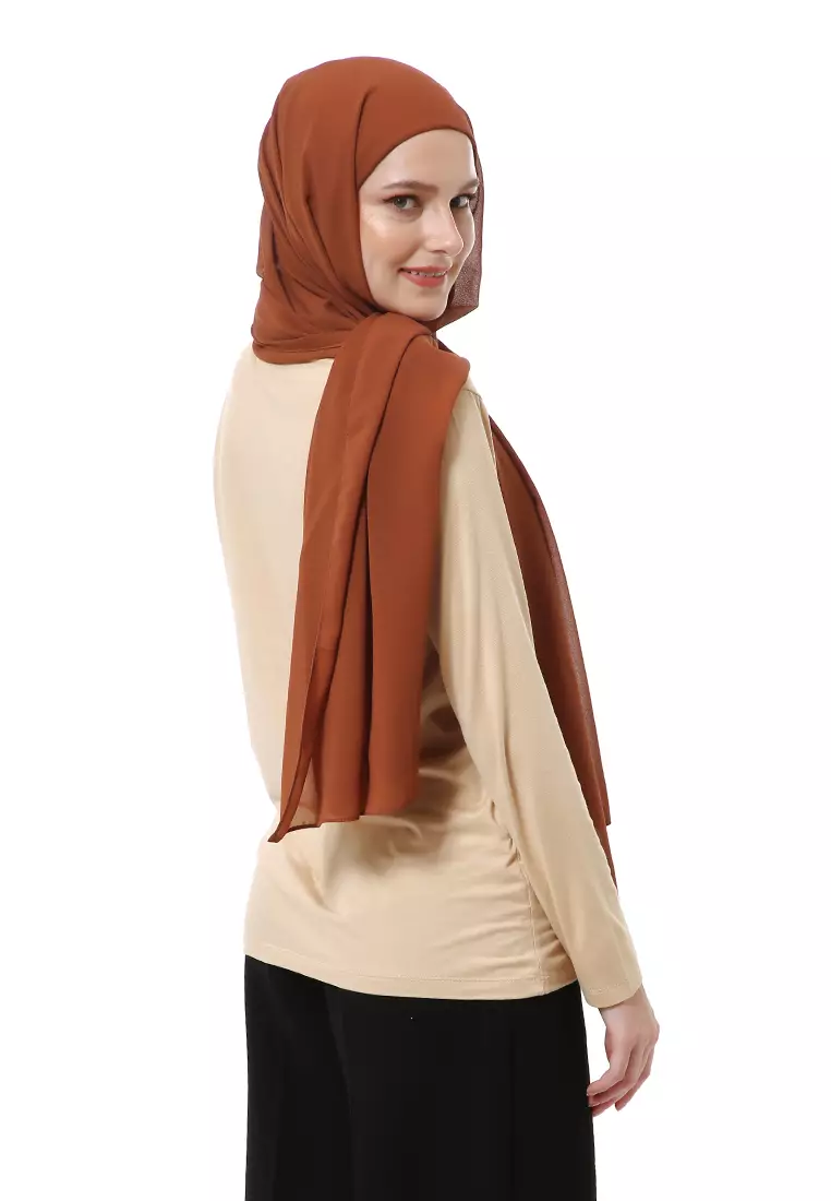 Zhalika Phasmina Motif Polos High Premium Quality - Chocomy