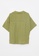 LC WAIKIKI green Front Button Closure Straight Short Sleeve Women's Shirt D751BAA08A6CCFGS_2