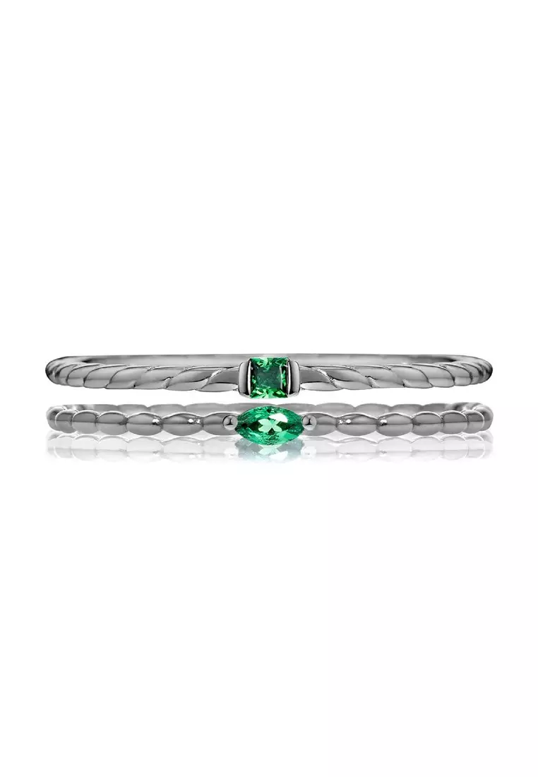 Morellato 1930系列925純銀鋯石女士戒指SAHA18014