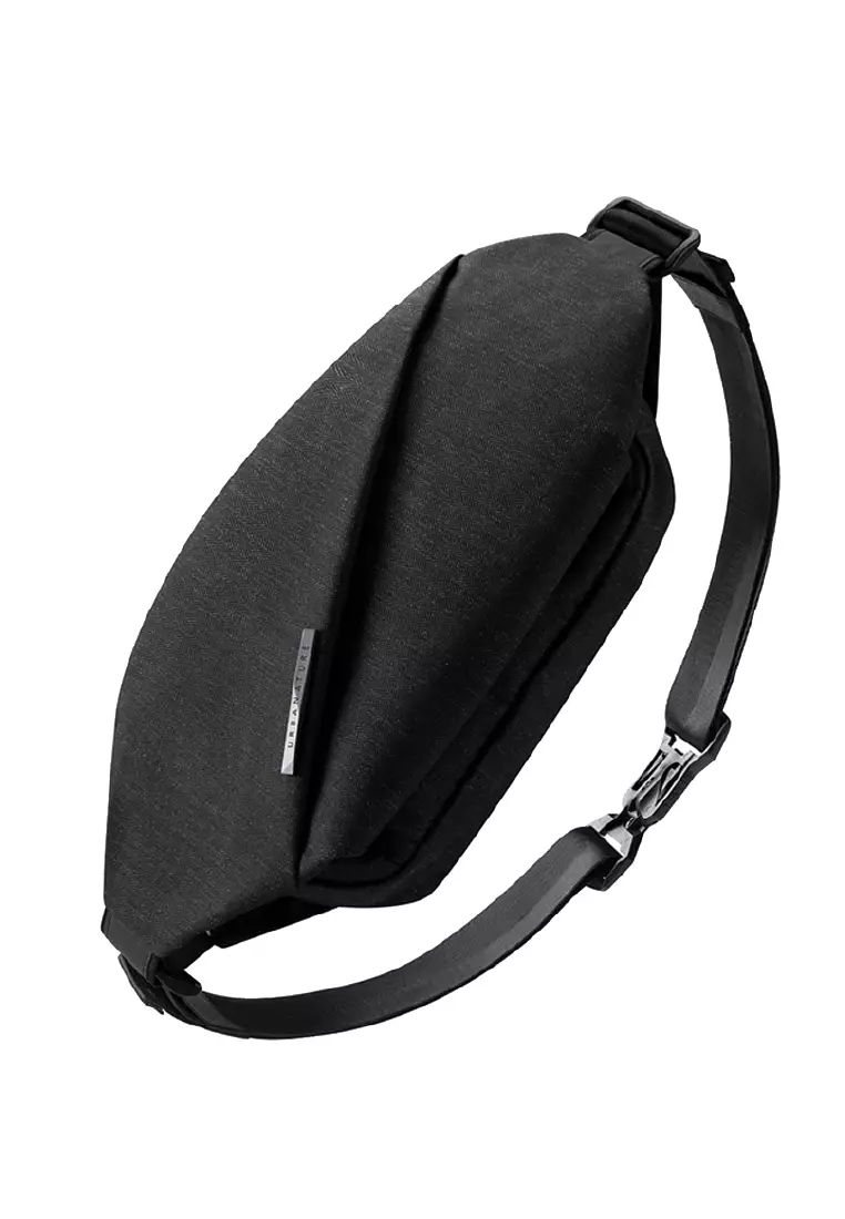 多重功能‧雙向隱藏儲存 R0 時尚胸包-隕石黑