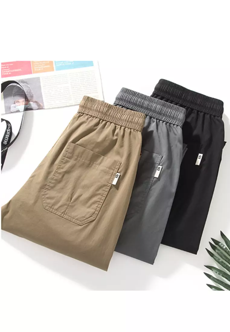 Drawstring Slim Jogger Pants