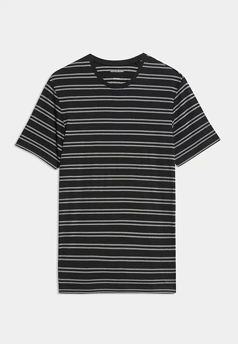 Supima Cotton Modal Striped T-Shirt Vest