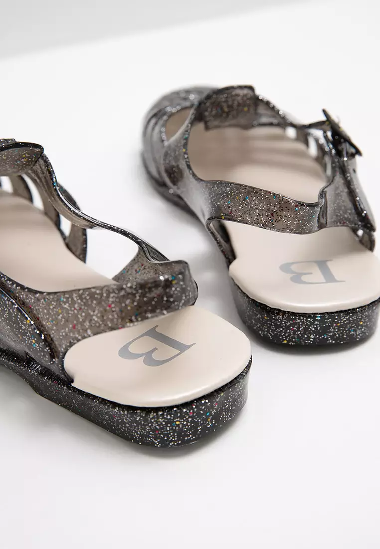 Sofia Molly Jelly Sandal Black