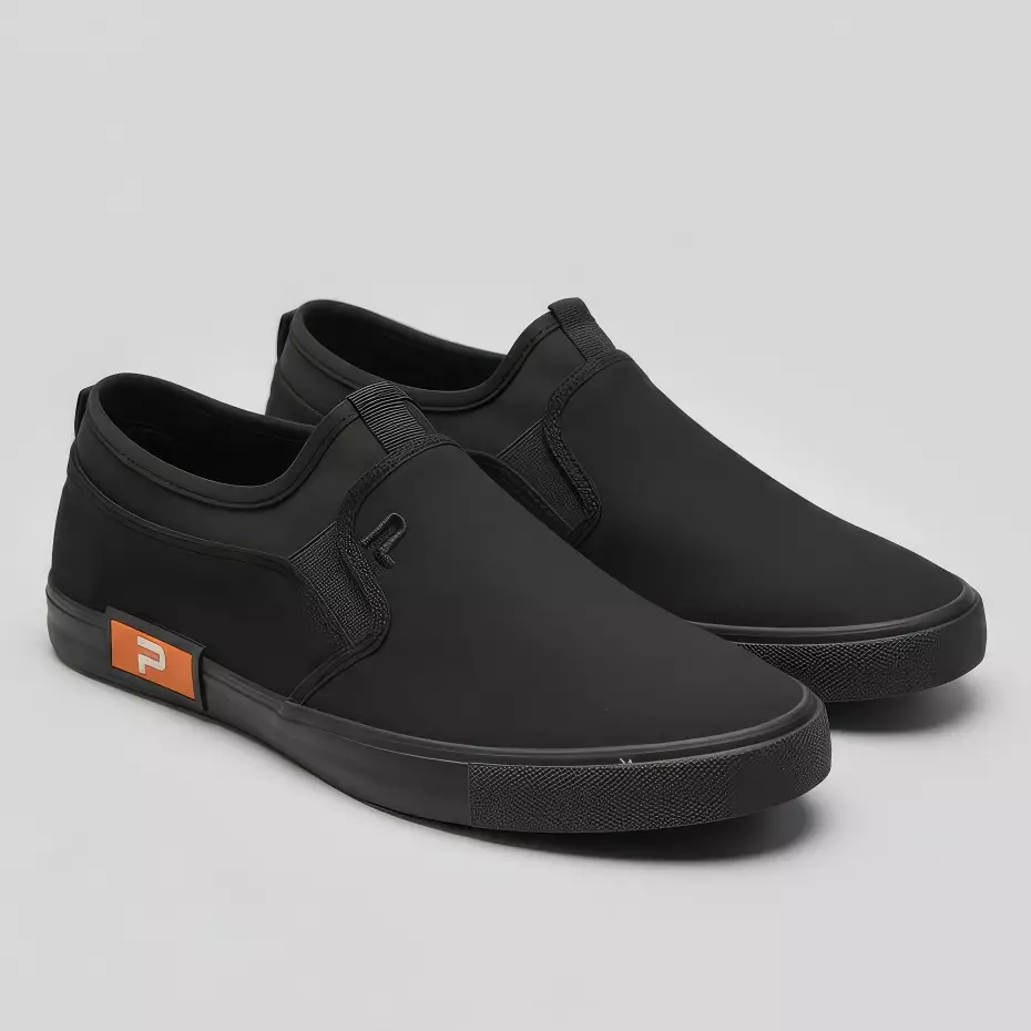 Paulmay Sepatu Slipon Pria Wanita Kyoto - Black
