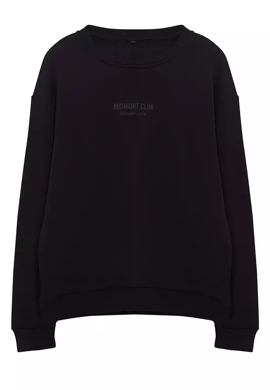 Long Sleeves Crew Neck Sweatshirt