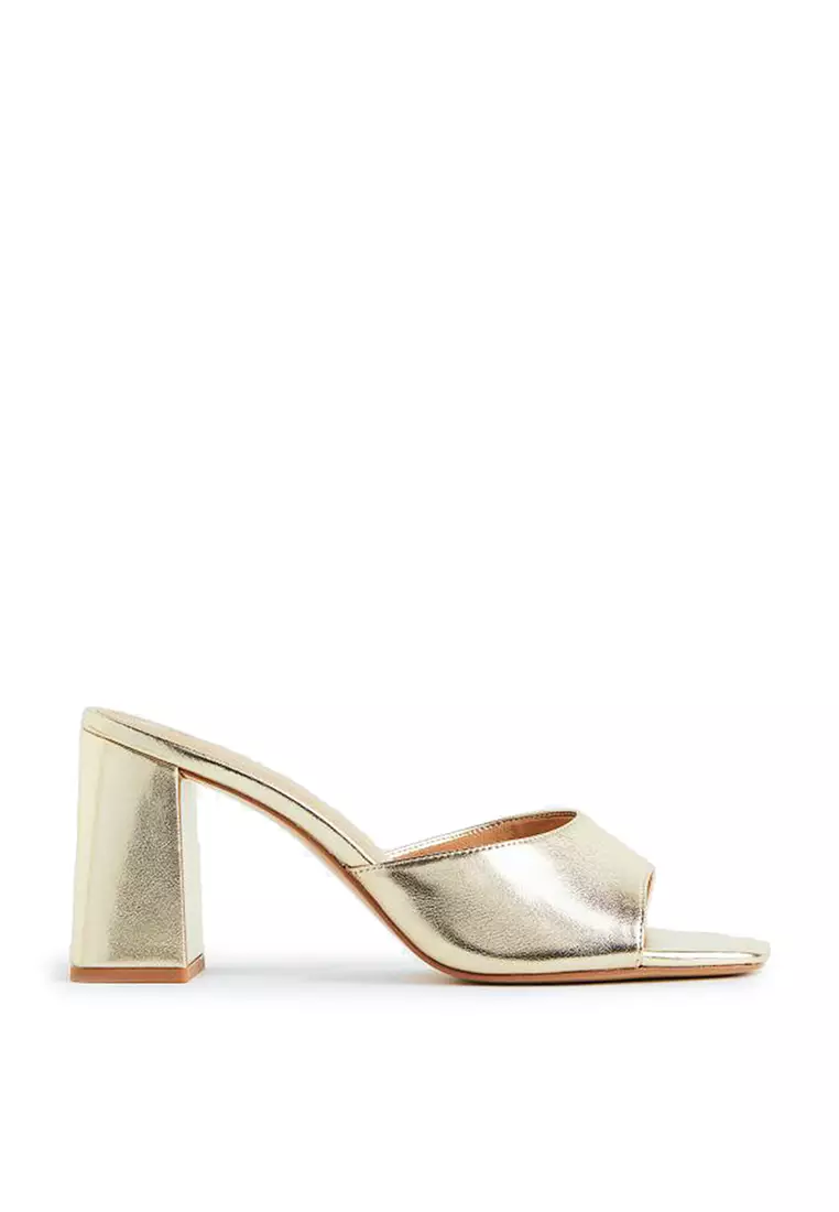 Buy H M Mule Block Heels 2024 Online ZALORA Singapore
