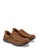 KNIGHT brown Faux Leather Slip Ons 364C9SH66AB6B4GS_2