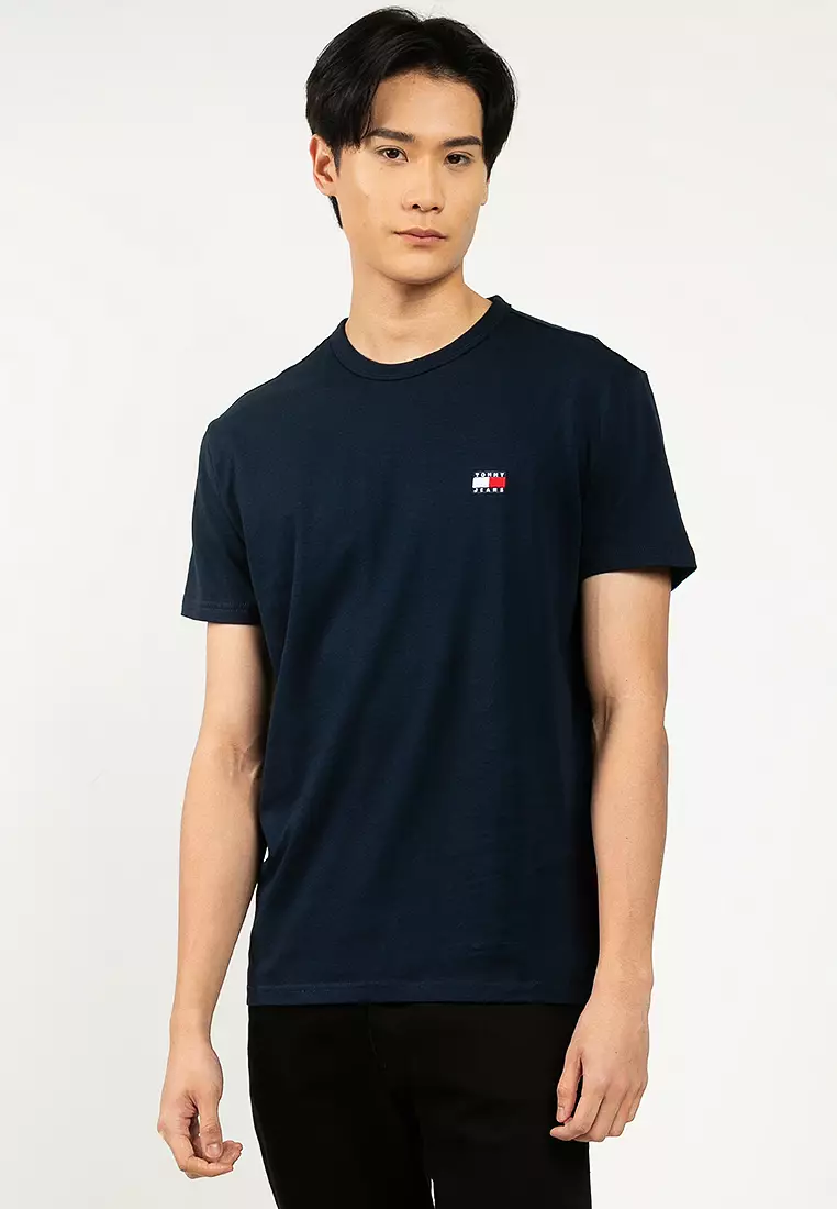 Tommy Badge Crew Neck T-Shirt - Tommy Jeans