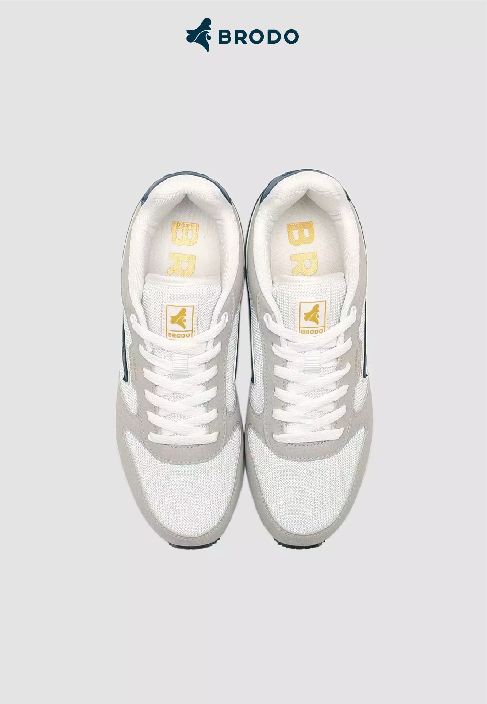 BRODO - Sneakers Corsa Classic White Navy