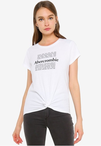 abercrombie and fitch white t shirt