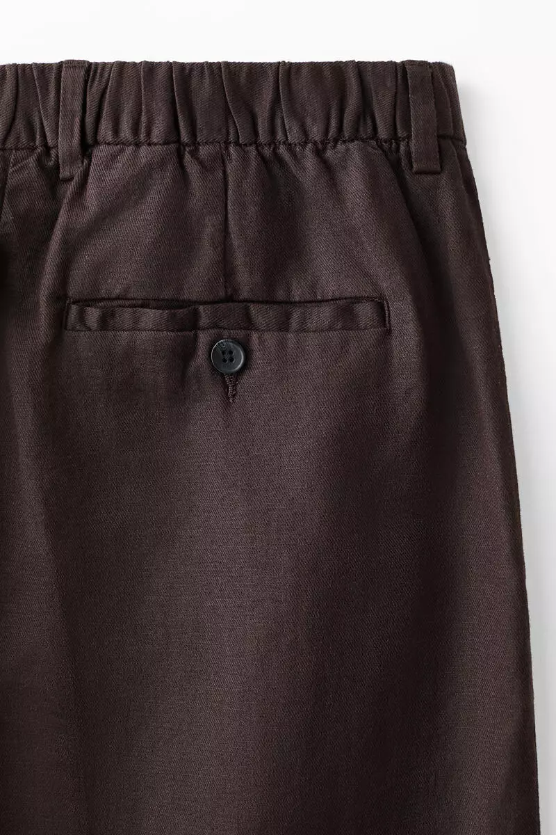 Loose Fit Linen-blend trousers