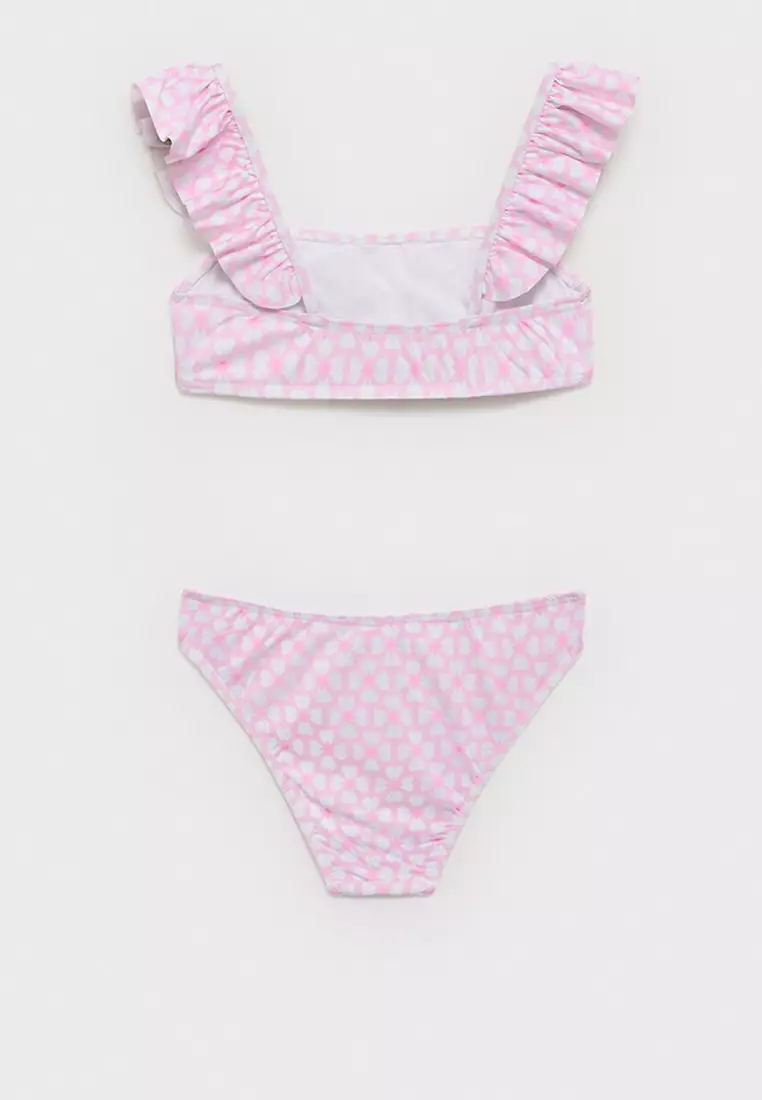 Floral Bikini with Ruffles