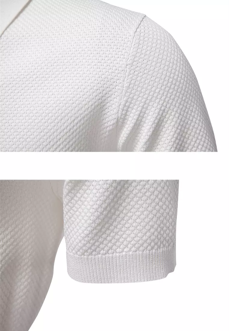 Business Textured Polo Shirt AX-PSD8025