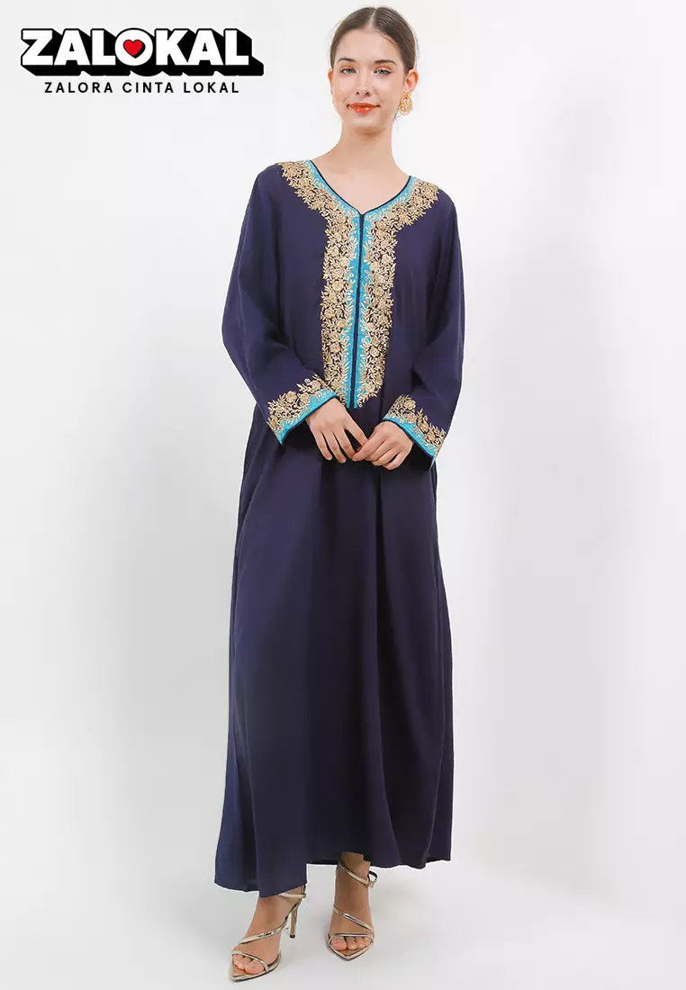 Chanira Festive Kiara Gamis-Navy